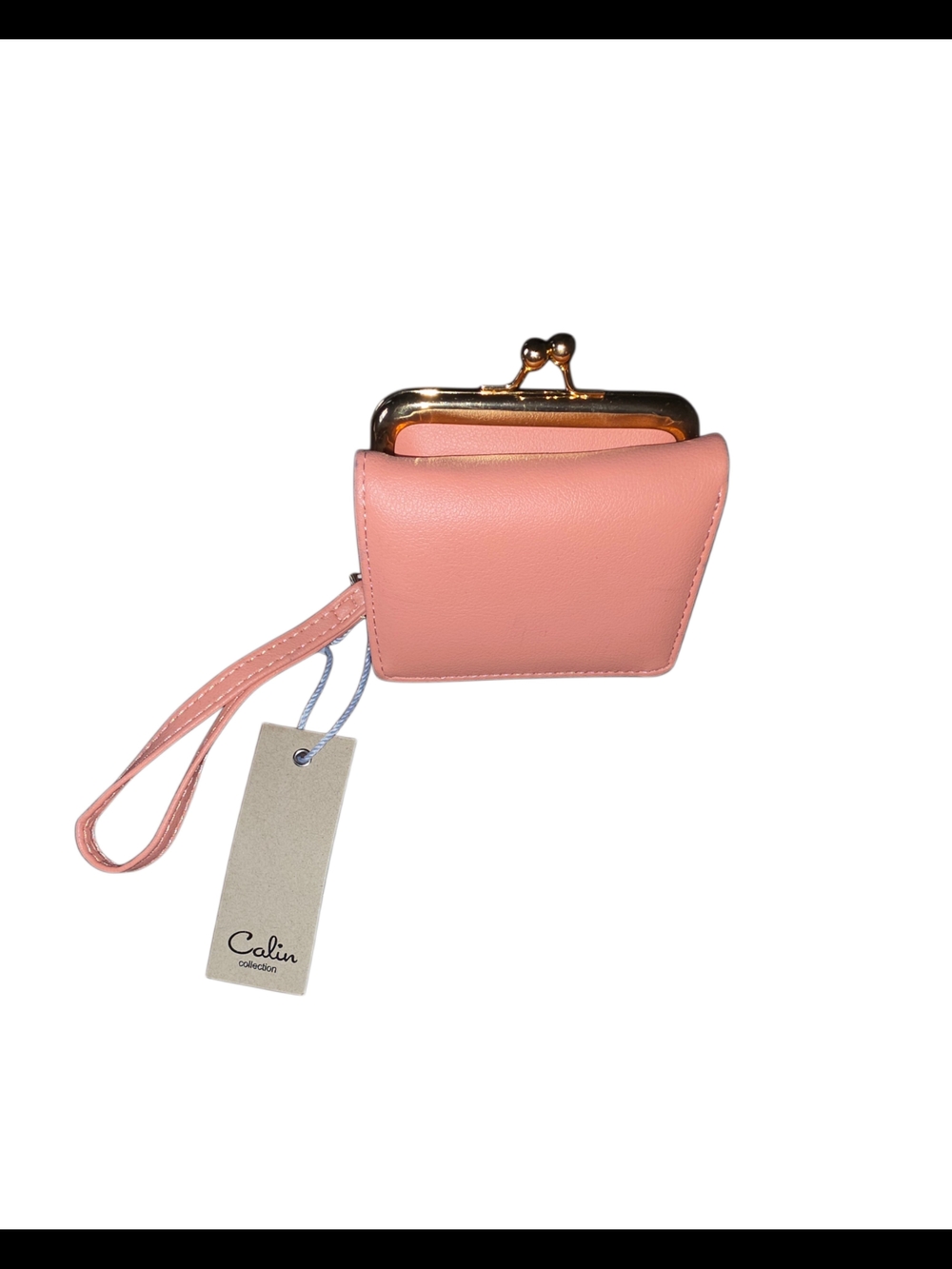 Brand New - Pink Wristlet Kiss-lock Coin Purse